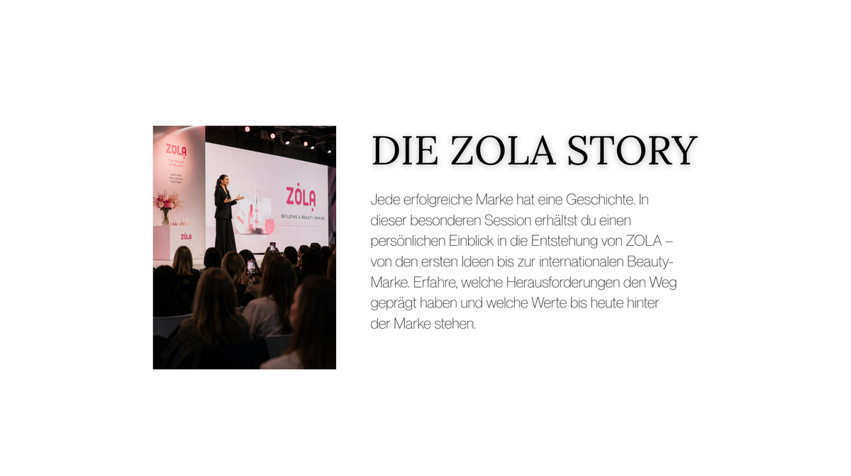 Masterclass bei ZÓLA Beauty Connect