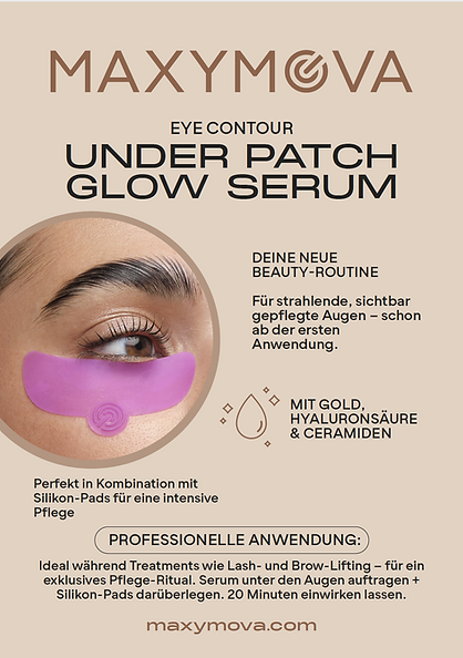 UNDER PATCH GLOW SERUM Pumpspender