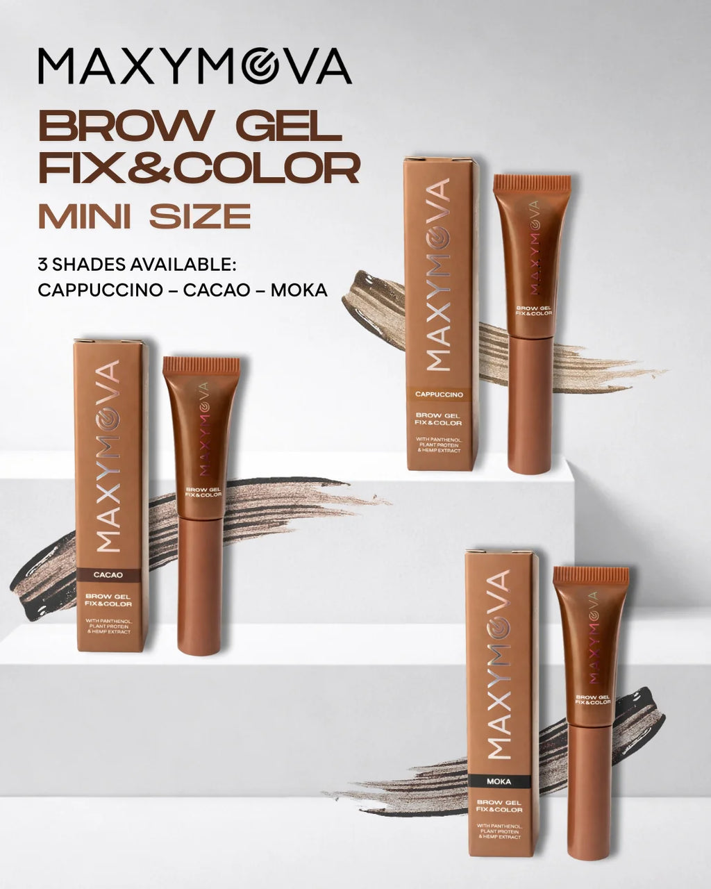 BROW GEL FIX & COLOR - mini