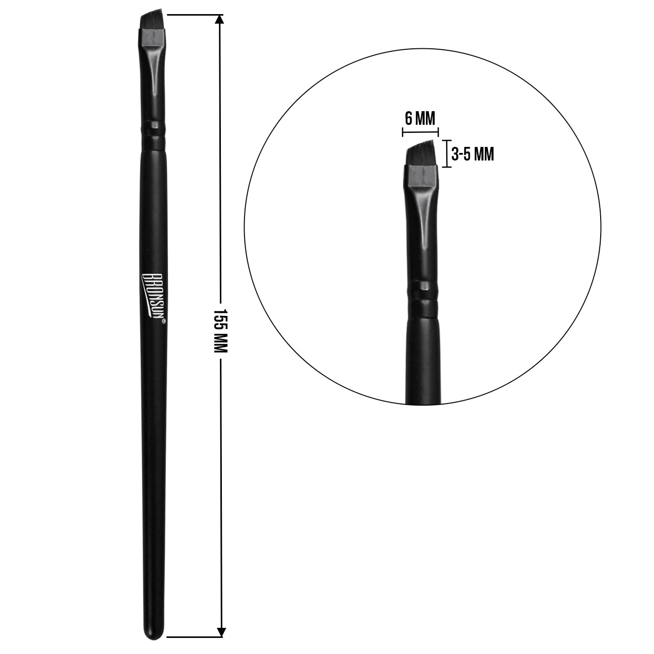 Abgewinkelter Pinsel