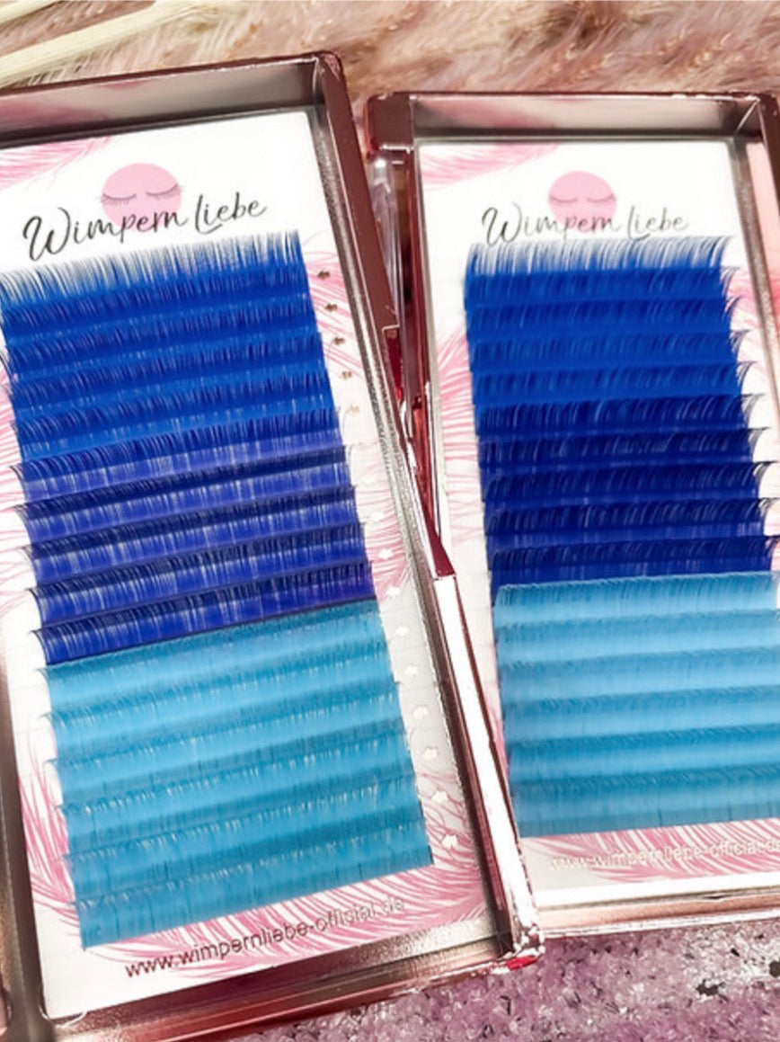 Bunte Wimpern