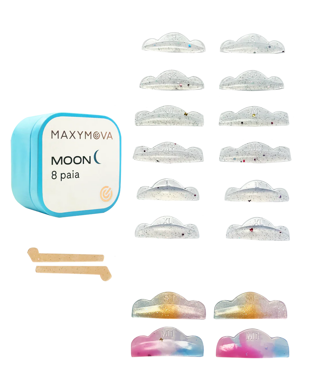 Silikonpads MOON