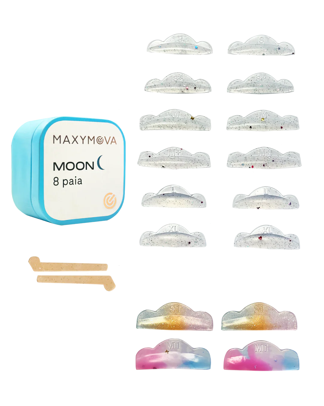 Silikonpads MOON