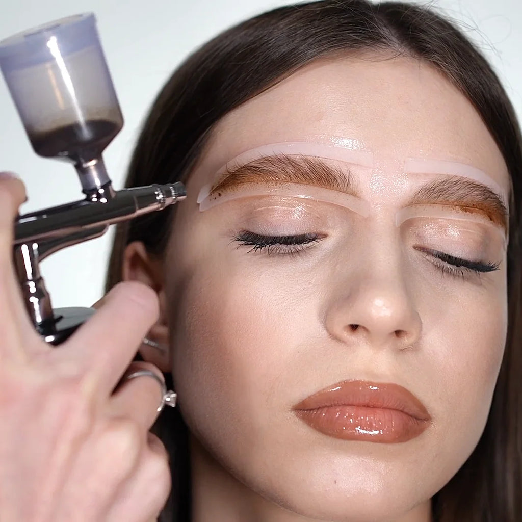 Wiederverwendbare Augenbrauen Sticker aus Silikon